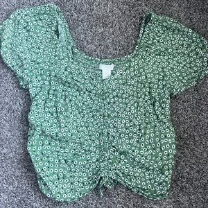 H&M Cropped Shirt